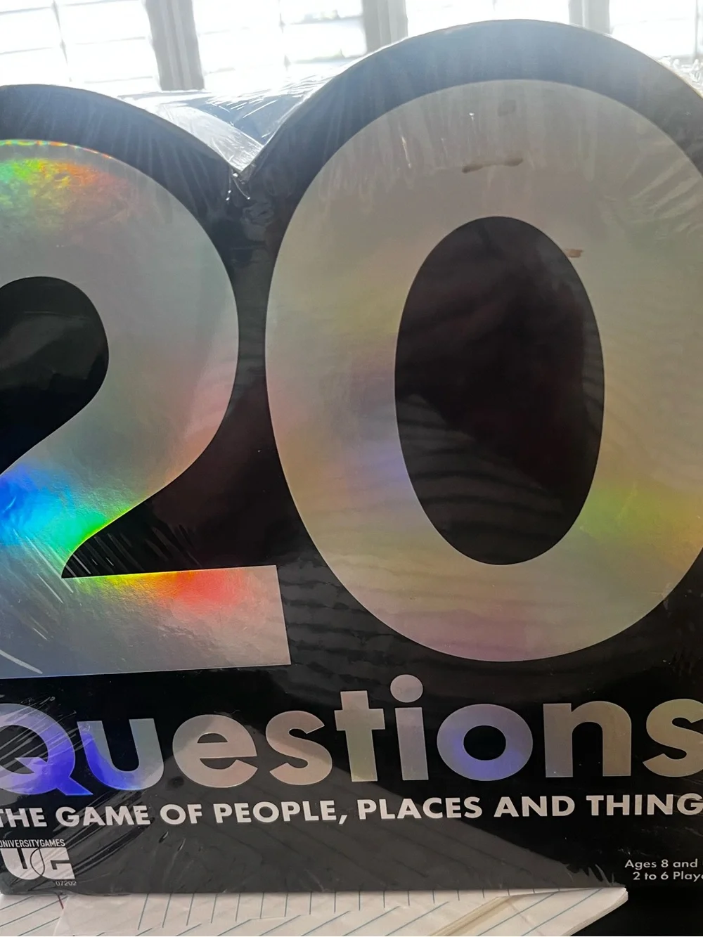 UNIVERSITY GAMES. “20 QUESTIONS” THE GAME OF PEOPLE, PLACES & THINGS